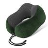Almohada en forma de U algodón viscoelástico comercio exterior almohada de viaje transfronteriza siesta en avión almohada para el cuello con logo impreso regalo almohada en forma de U al por mayor