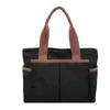 Bolsa de Tote con Bloques de Color en Lona Transfronteriza para Mujer, Nuevo Modelo Primavera 2026, Textura de Alta Calidad, Bolso de Mano Moderno y Tendencia