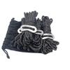 Bolsa de cuerda de paracaídas directa de fábrica 4 mm * 4 más hebilla reflectante de cuerda de viento de plástico tienda de campaña para exteriores con hebilla paquete de 6