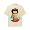 Camiseta de Manga Corta Unisex 2026 Transfronteriza Cristiano Ronaldo Estampado Digital Directo Copo de Nieve Resistente Hombro Caído Corte Holgado para Pareja