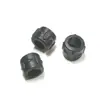 Cuentas Redondas de Plástico Patrón de Tallo y Hoja Cuentas de Plástico Color Negro Cuentas de Plástico Negras con Agujero