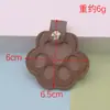 En Stock Transfronterizo Pata de Gato Pelo Recuerdo Llavero Piel de PU Forma de Huella de Pata de Perro Portatarjetas Llavero Colgante