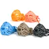 Máscara bucal para perro de seis colores, máscara bucal para mascota de perro, anti-mordeduras, anti-arrancado, máscara bucal de silicona