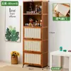 Gabinete de Almacenamiento Multicapa Hogareño Gabinete de Almacenamiento a Prueba de Polvo Estante de Almacenamiento para Snacks de Pie de Escritorio Montado en la Pared Gabinete de Almacenamiento Multifuncional