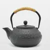 Sala de Modelos Casa de Té Estante Antiguo Juego de Té Decoración Suave Estilo Chino Nuevo Tetera Pequeña Creativa Olla de Hierro Fundido Adornos para Sala de Té