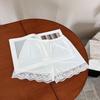 D208 shorts holgados de pierna ancha ligeros transpirables ajustados para el hogar de tres puntos de verano seguros anti-luz pantalones cortos de seguridad para mujer