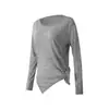 Protección Solar Deportiva Manga Larga para Mujer Delgado Holgado Transpirable Ropa de Yoga Cubre-traje Running Entrenamiento Secado Rápido Top Traje de Fitness