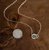 Verano 2024 Nuevo Collar para Madre e Hija Cálido Anillo Doble Collar de Circonita Casual Regalo de Cumpleaños Femenino Nuevo de Moda