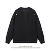 Sudadera Henley Retro Americana Nueva Otoño 2026 para Hombres y Mujeres, Top Casual Trendy Holgado de Alta Gama