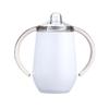 Comercio exterior nueva taza de acero inoxidable 304 doble asa vacío forma de U taza cáscara de huevo para exteriores coche Vaso de Vino Tinto de Gran Vientre