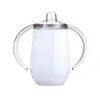 Explosiones acero inoxidable 304 binaural cáscara de huevo taza copa de huevo tinto vino termo botella boca vacío en forma de U vientre de huevo taza de huevo