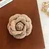 Nova Broche Corsage Camélia Pequeno Elegante Retrô Estilo Francês Moda Outono e Inverno Elegante Pin de Socialite