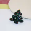 Llavero de Árbol de Navidad de Arcilla Suave al por Mayor con Diamantes, Lindo Colgante Personalizado para Bolso, Llavero de Coche, Accesorios Coloridos