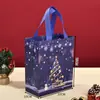 Nueva Bolsa de Regalo Navideña Bolso de Mano No Tejido Empaque Transfronterizo Pequeño para Nochebuena Bolsa de Regalo No Tejida