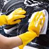 Guantes de Goma para Lavar Platos de Cocina, Guantes de Látex Resistentes al Desgaste para Protección Laboral Doméstica para Lavar Ropa y Autos, Guantes Extensos para Adultos