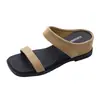 Chanclas retro únicas para mujer que aumentan la altura, para uso exterior en verano, nuevas sandalias versátiles y elegantes de suela gruesa 2026 para ir al trabajo