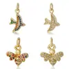 Nueva Tendencia de Moda Colgante de Mariposa con Circonita Microincrustada de Cobre Accesorios de Joyería para Pulsera, Collar, Pendientes, Llavero