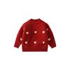 Ropa para niños Xiyu 2023 otoño e invierno, suéter de abrigo de punto grueso para niños, suéter con forro polar para niños, suéter