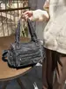 Bolso de mezclilla de moda transfronterizo, gran capacidad, bolso versátil de alta gama para el día a día de mujer, bolso de hombro para damas, bolso cruzado