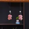 Llavero Zodiaco Caballo de Sándalo Verde, Colgante de Hazte Rico Inmediatamente, Regalos para Hombres y Mujeres, Accesorios Creativos para Bolsos de Pareja