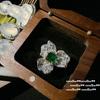 Collar de calabaza de calcedonia blanca congelada con lichi, espíritu de agua, espíritu de agua chapado en oro de 18 quilates, collar de circón con superficie de huevo de calcedonia de hielo alto