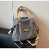 Otoño e Invierno Nueva Tela Popular en Internet Bolso Tote Grande para Mujer Bolso de Hombro Casual Versátil Bolso de Mano Casual Japonés para Viajar al Trabajo