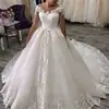 2026 Novo Vestido de Casamento Estilo Europeu e Americano Amazon Vestido de Casamento Vintage de Renda Costas Nu Sexy Vestido de Casamento Principal