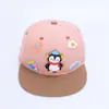Lindo Sombrero de Pingüino Pequeño para Niños Sombrero de Béisbol de Dibujos Animados de Comercio Exterior para Bebés Sombrero Nuevo de Ala Plana Hip-Hop para Niños de Primavera y Otoño