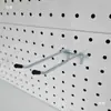 Gancho Doble Línea Redondo Multifuncional Universal Forma de U Herramienta de Ferretería para Almacenamiento Accesorios para Tablero Perforado