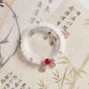 Pulsera del Día de la Madre más vendida para mujer, Pulsera retro de alta apariencia para mamá, Regalo de tarjeta de la fortuna de lujo ligero, Cuentas de alta gama