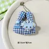 Bolsa de Mão com Pingente de Boneca de Tecido Desenho Animado Original, Chaveiro e Corrente de Celular Pequeno Acessório em Formato de Bolsa de Animalzinho Fofo
