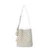 Bolso de Lunares de Moda para Mujer 2026 Nuevo Simple Versátil para el Trabajo Bolso Cruzado de Alta Gama Sofisticado Bolso de Hombro Único Tipo Cubo