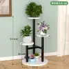 Suporte de Ferro para Flores Transfronteiriço para Uso Doméstico Interno, Suporte de Vasos de Flores de Múltiplas Camadas para Chão de Sala de Estar, Suporte de Flores para Varanda de Plantas Verdes, Prateleira de Armazenamento