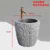 Patio de piedra alberca para trapeador pedestal de mármol trapeador integrado de pie exterior exterior piso de piedra lavabo alberca fregadero