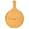 Tábua de Corte Quadrada de Bambu Transfronteiriça, Bambu Inteiro, Grau Alimentício, para Cozinha Doméstica, Quarto, Dormitório, Simples, Espessa, Portátil, Pequena Tábua para Frutas