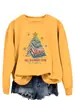 Sudadera Casual con Cuello Redondo Estampada Divertida con Letras 'Allbookedforchristmas' Venta al por Mayor en Stock en Europa y América