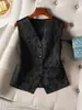 Chaleco Jacquard de Mujer Tallas Grandes Transfronterizo Europeo y Americano, Chaqueta de Trabajo Floral de Manga Larga con Cuello en V para Mujer Tallas Grandes de Primavera/Verano