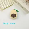 Peças Abertas de Pelúcia Desenho Animado Acessórios Fofos de Frutas Melancia Morango Abacate Cenoura Materiais Semi-acabados para Acessórios de Cabelo