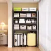 Estantes con Clip para el Hogar, Estanterías de Almacenamiento Multicapa, Estanterías de Almacenamiento para Bodega y Balcón, Estanterías para Artículos Varios y Ropa, Estanterías de Acero