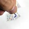 Letras Inglesas en Minúscula y Números Pegatinas de Bordado Coloridas Parches de Tela Bordados 3D en Relieve con Adhesivo Insignia de Identificación de Estudiante