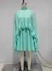 Otoño/Invierno 2026 Nuevo Transfronterizo Europeo y Americano Temperamento Elegante Vestido de Gasa Moda Camisola Interior Conjunto de Dos Piezas