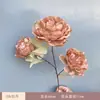 Nova Decoração de Teto para Salão de Casamento com Grande Peônia de 3 Cabeças Arranjo de Flores no Local Janela Ornamento para Casa Flor de Seda de Haste Única