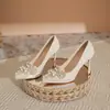 Vestido de Novia Estilo Francés Zapatos de Boda de Tacón Fino para Mujer Pies que No se Cansan Plataforma Impermeable Tacón Alto de Base Pequeña Gruesa Zapatos de Salón con Perla y Pedrería
