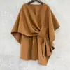 Nueva Chaqueta Chal Capa Retro 2025 para Mujer, Ropa de Primavera, Otoño e Invierno, de Alta Gama, a la Moda, Versátil y Holgada