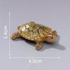Adornos realistas de tortugas pequeñas flotantes acuario rocalla bonsái decoraciones de tortugas patio piscina micro paisajismo pequeños adornos