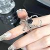 Anillo Araña de Moda Fresca Diablo para Mujer Ins Chaodong Gate Nuevo de Alta Calidad Combinable Lujo Ligero Celebridad de Internet Anillo de Apertura