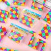 Regla Mágica Creativa Infantil Siempre Cambiante 24 Segmentos Colorida Cubo de Rubik Premios de Jardín de Niños Estudiantes de Primaria Práctico Imaginación Cerebral