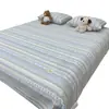 2026 Novo Modelo A-Grade 100% Algodão Capa de Cama Conjunto de Três Peças Capa de Cama Pura Algodão Tatami Acolchoada Espessa Lençol de Cama Floral