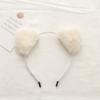 Diadema con orejas de gato de peluche del mismo estilo de Yuxi Zhang, bonita y peluda diadema, popular en Internet, súper linda, para lavarse la cara, accesorios para el cabello para mujeres