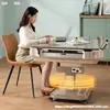 Máquina Automática de Mahjong Mesa de Mahjong Mesa de Jantar Dupla Face Dobrável Silenciosa Máquina de Mahjong Doméstica Mesa de Xadrez e Cartas Elétrica Comercial Metal